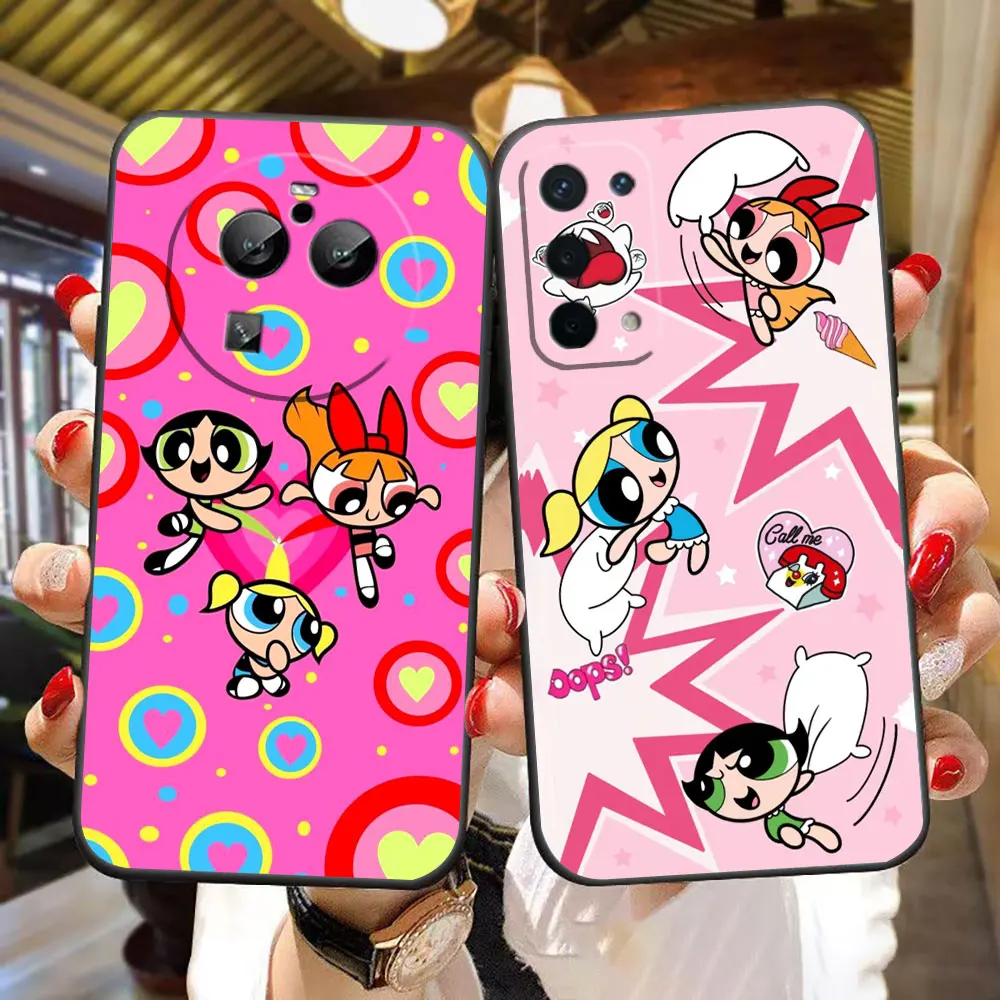 Funda de teléfono con foto personalizada de dibujos animados The P-Powerpuff Girls para OPPO RENO 13 13F 12 11 11F 10 8 8T 7 7Z 6 6Z 5 5F 4F 4 LITE F29 - imagen 2
