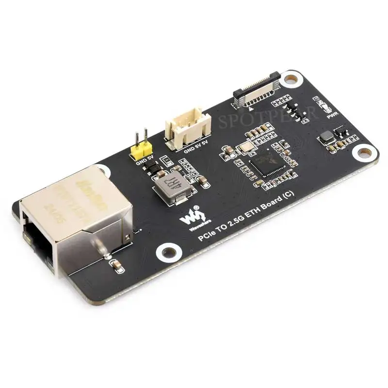 Placa adaptadora Raspberry Pi 5 PCIe a 2,5G Ethernet Plug and Play PCIe a placa ETH 2,5G (C) - imagen 5