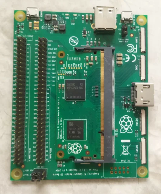 Módulo de computadora para Raspberry Pi CM1, placa IO rpi-cm v1.1, Raspberry pie CM1