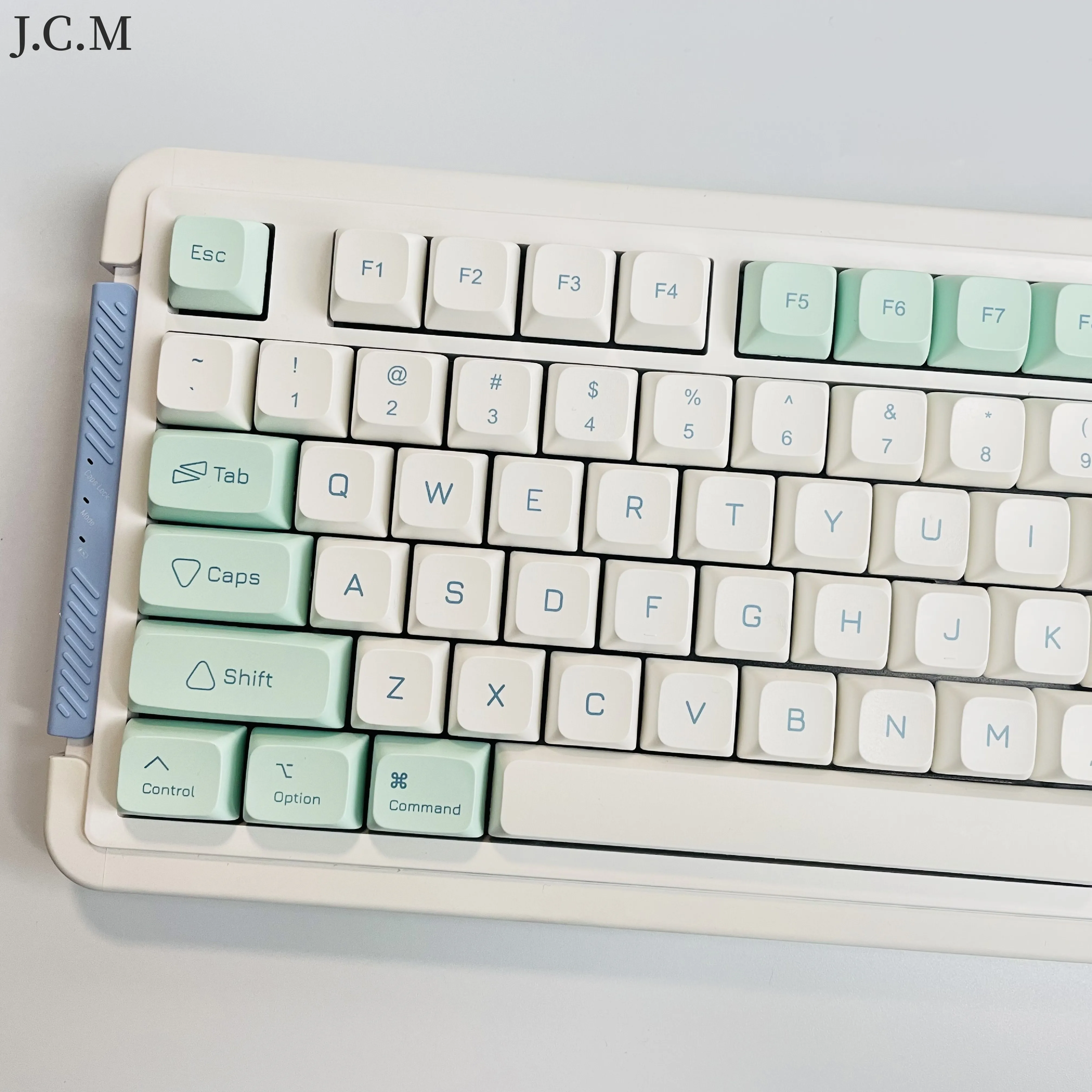 Teclas XDA PBT de 137 teclas, teclas Ice Mint/Glacier Dye Sub, MAC ISO Abnt2, diseño personalizado para teclado mecánico Cherry Gaming - imagen 2