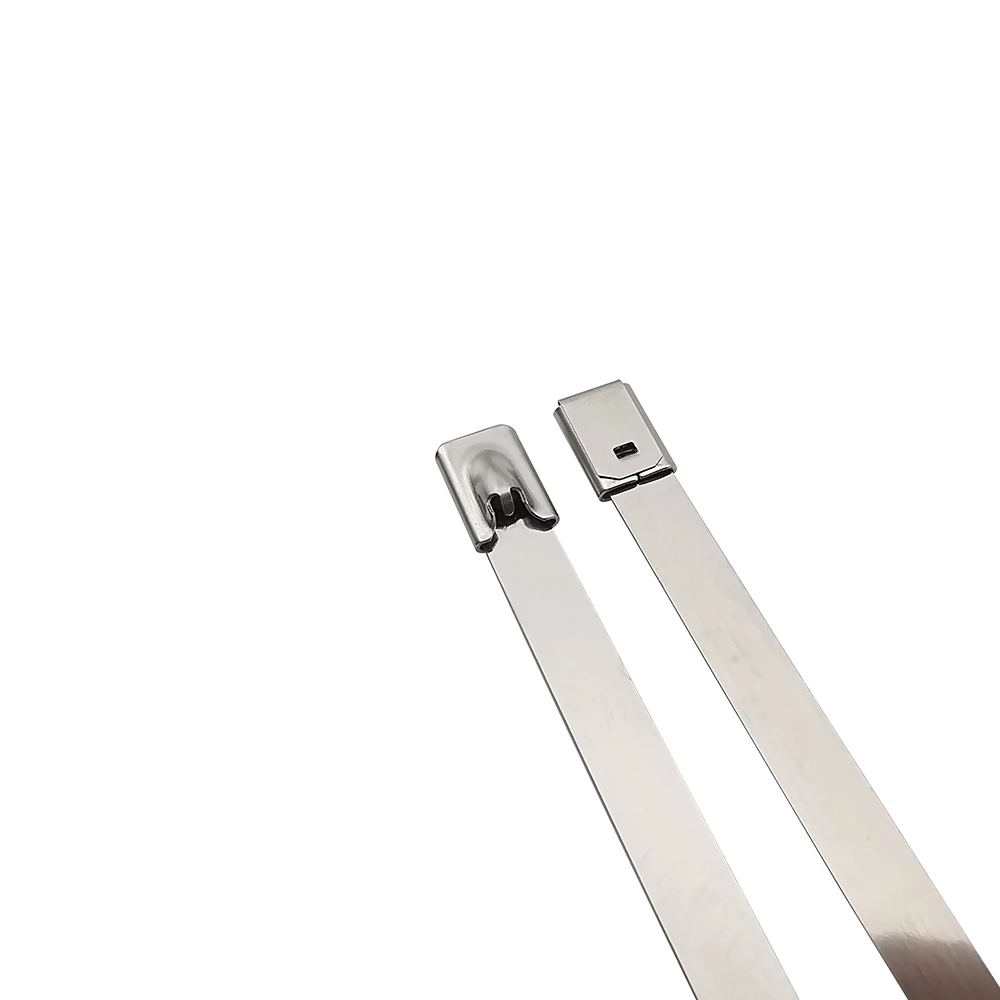 Bridas autoblocantes de acero inoxidable, bridas de Metal con cierre de escape, bloqueo multifuncional, longitud de 7,9/100/200/300mm, 20 piezas, 400mm - imagen 4