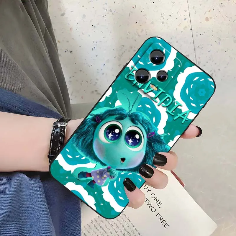 Arte Disney Inside Out lindo para Xiaomi Redmi Note 14 13 12S 11E 11 11S 11T Pro Plus 4G 5G negro suave TPU funda de teléfono - imagen 4