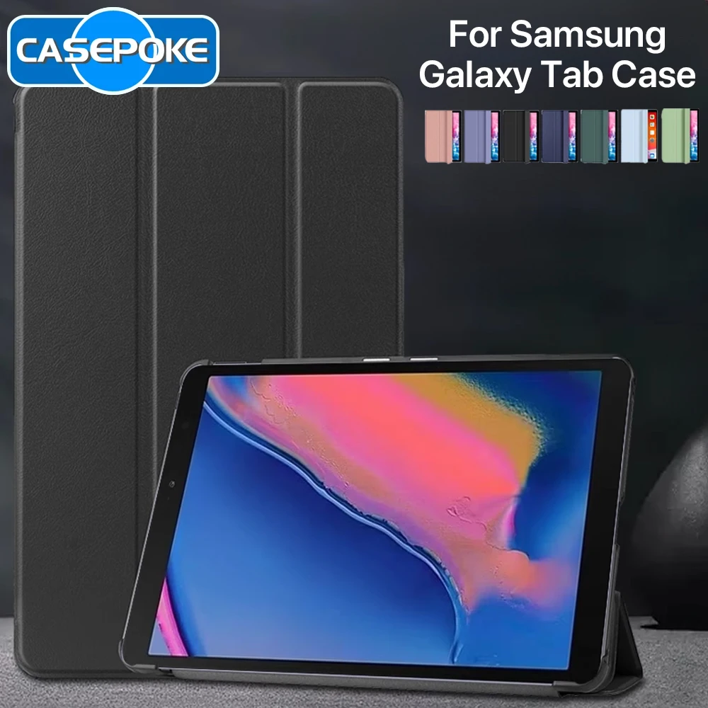 Funda magnética para tableta Samsung Galaxy Tab A9 Plus, funda inteligente de 11 pulgadas con soporte trasero de TPU suave para S6 LITE 12,4 pulgadas S7 + S8 + S9 + S7 FE