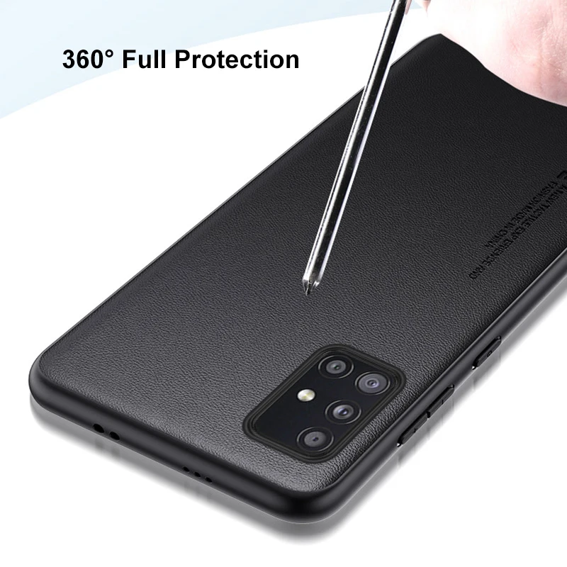 Funda de cuero PU de lujo para Samsung Galaxy M51, funda trasera de silicona a prueba de golpes, funda protectora para teléfono para Samsung M51 SamsungM51 - imagen 5