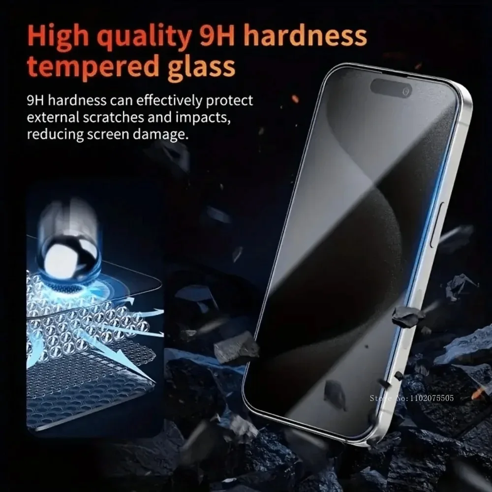 Vidrio Templado Ultra HD 6 en 1 para iPhone 17 16 15 14 Pro Max 13 12 Mini película de lente de cámara para iPhone 16e 15 14 Plus 13 12 11 Pro - imagen 4