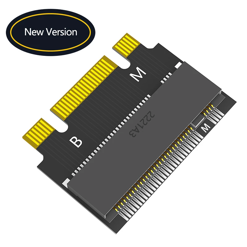 M.2 NVME m-key/M2 SATA B + M Key 2230 a 2242 convertidor de tarjeta adaptadora de extensión para ThinkPad X270 X280 T470 T480 L480 T580 Series