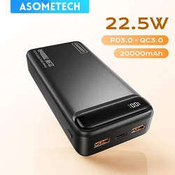 Batería externa PD carga rápida para iPhone, Samsung e iPad