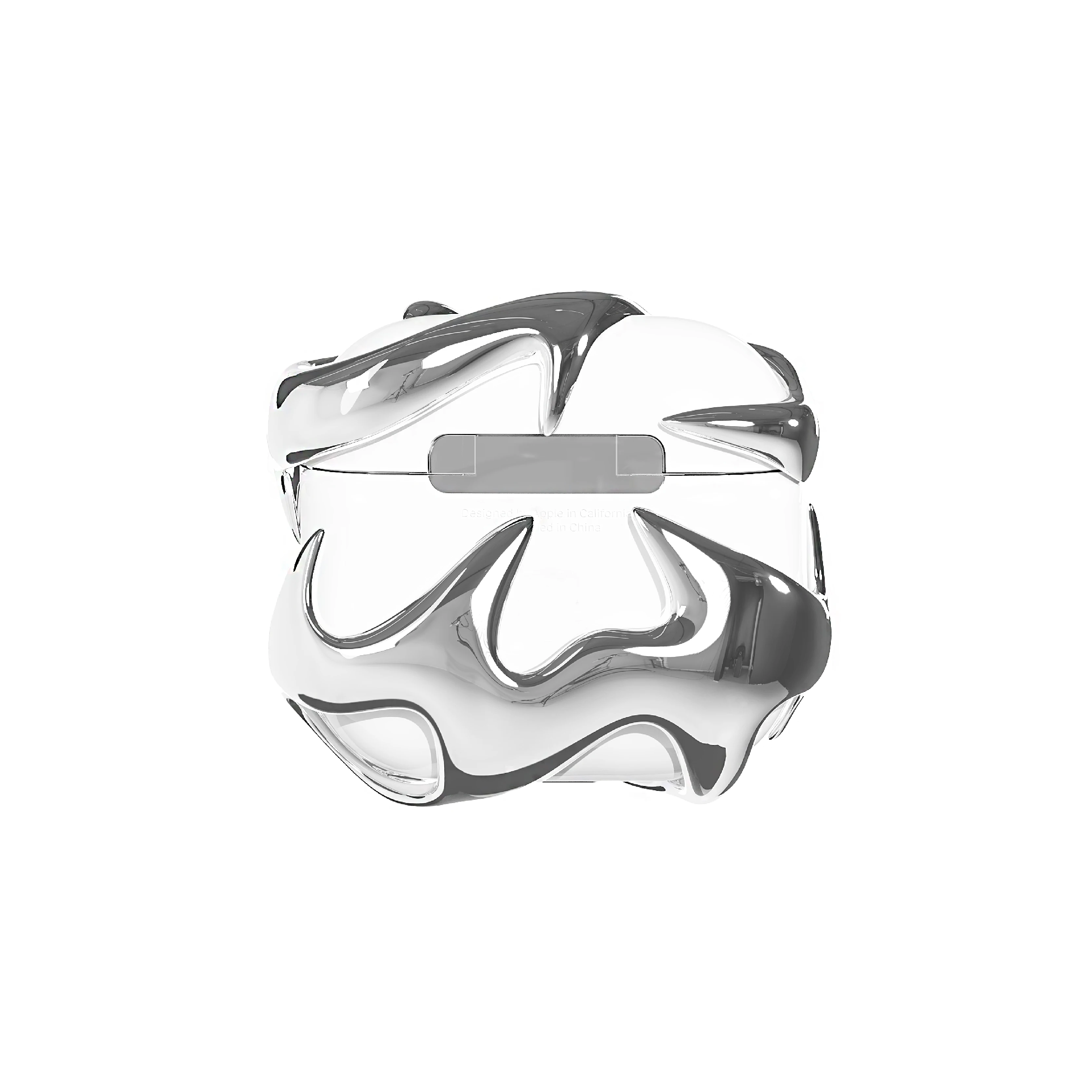 Funda protectora para Airpods Pro, decoración de resina 3D con dientes plateados, funda protectora de diseño personalizado para accesorios Airpods Pro, regalo Y2K - imagen 2