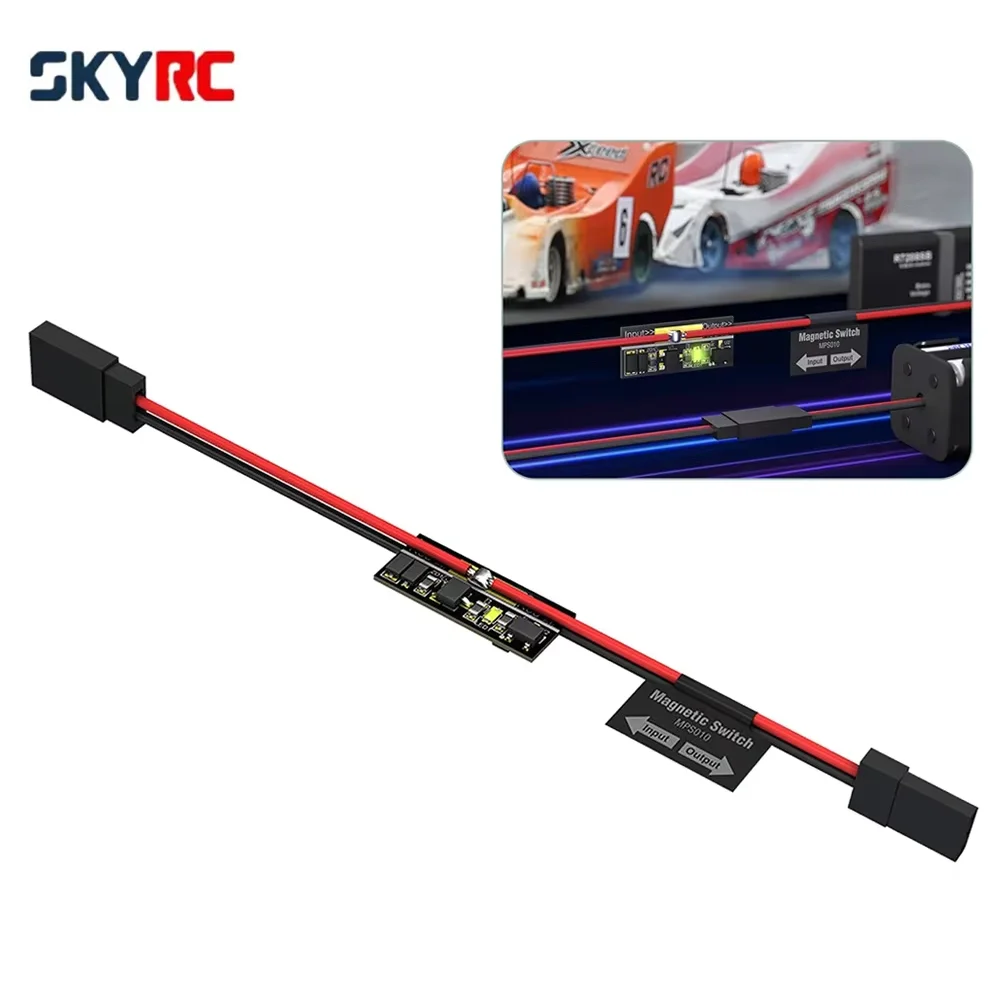 Unidad de interruptor SkyRC RC MPS010 interruptor de alimentación magnético DC 3-13V 7A interruptor magnético para sistema receptor Control remoto aviones de vela de coche - imagen 3