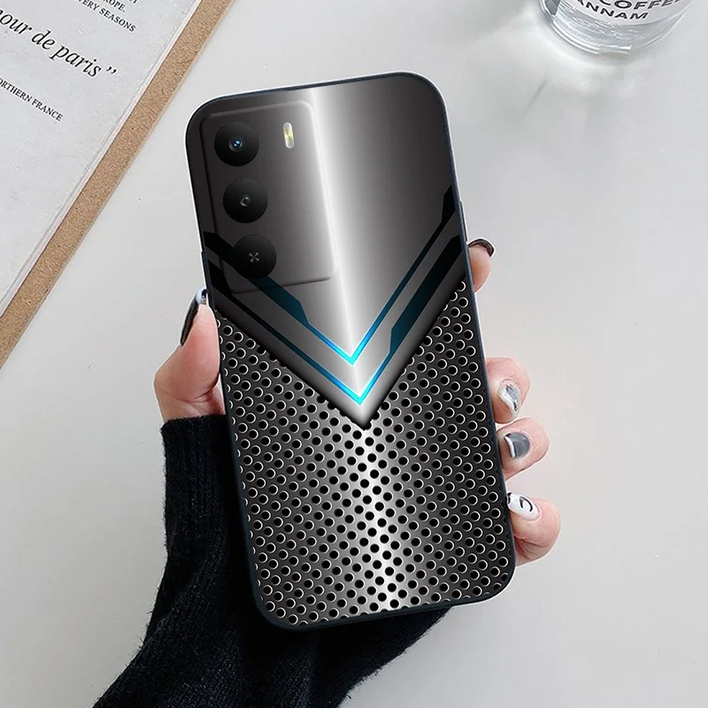 Para Realme 14X 5G Funda suave TPU moda mármol Funda de teléfono de silicona para Realme14X 2025 Fundas parachoques negro Funda Realme14X 6,67'' - imagen 4