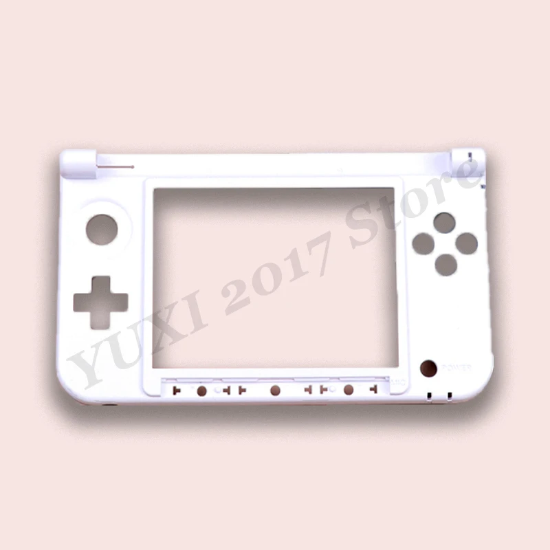 La pieza de repuesto para el marco de plástico en el medio del marco exterior blanco o negro es para la consola de juegos 3DS XL LL - imagen 3