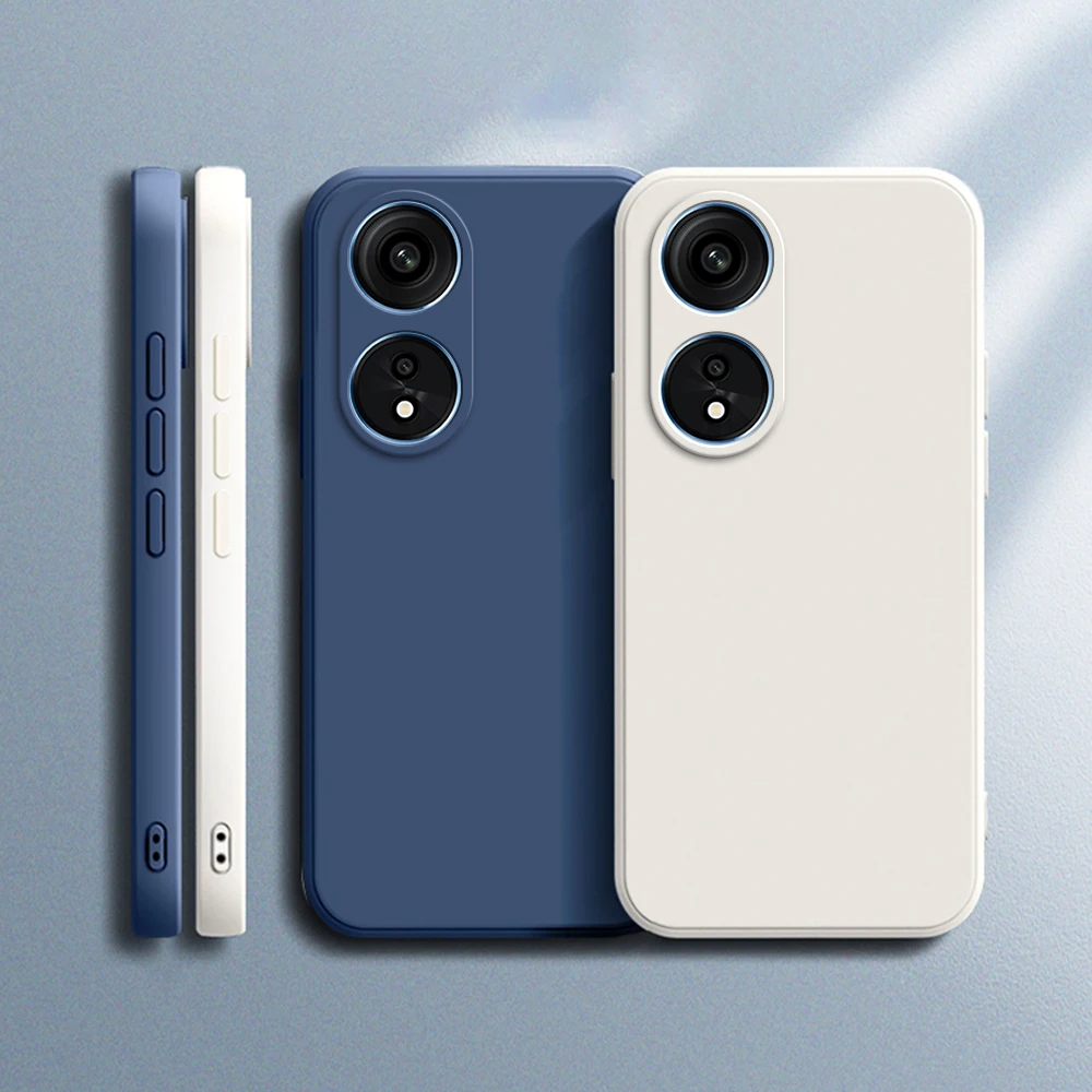 Funda blanda de silicona cuadrada líquida de lujo a prueba de golpes para Huawei Nova 9 SE Honor 50 70 Honor X6 X6S X6A X7 X7A X8 X8A - imagen 2