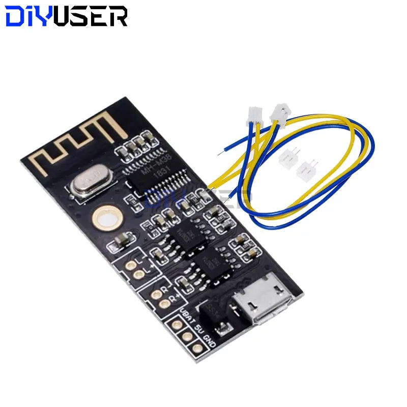 DIYUSER MH-MX8 M18/M28/M38 placa receptora de Audio MP3 inalámbrica Bluetooth BLT 4,2 decodificador Mp3 sin pérdidas - imagen 5