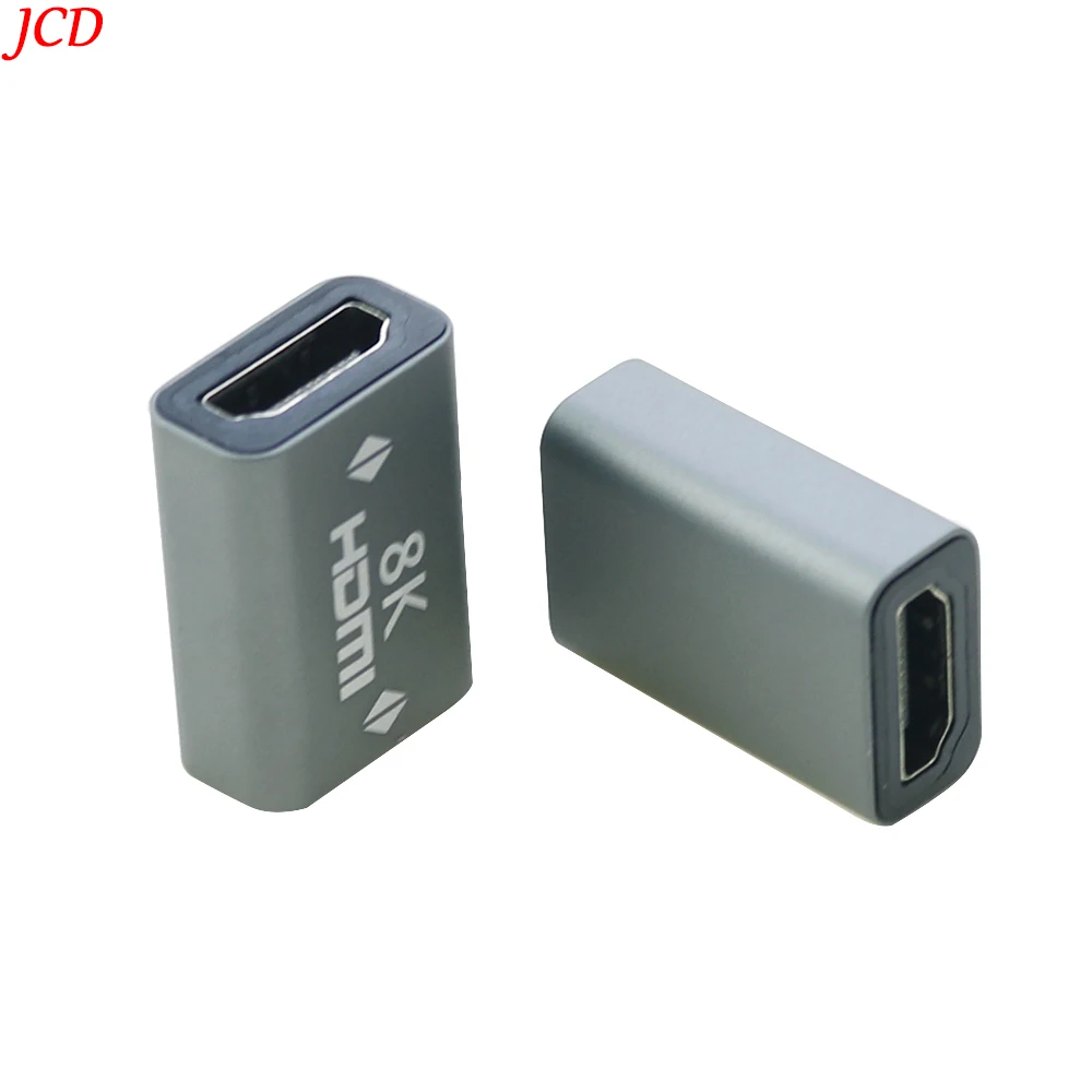 Conector de Cable de extensión hembra a hembra, acoplador Compatible con HDMI, 8K, 1 piezas, para PS5, Roku Stick, Monitor HD 2,1