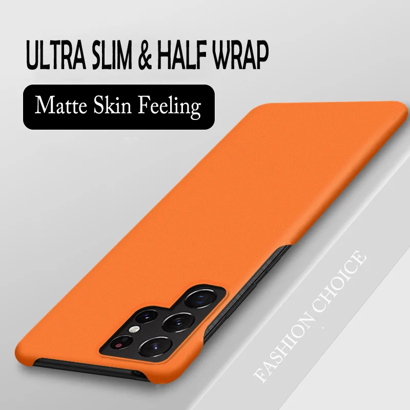 PC dura para Samsung S25 S24 S23 S22 funda Ultra a prueba de golpes funda mate delgada para Samsung S22 S23 S24 S25 Plus fundas de medio envoltura