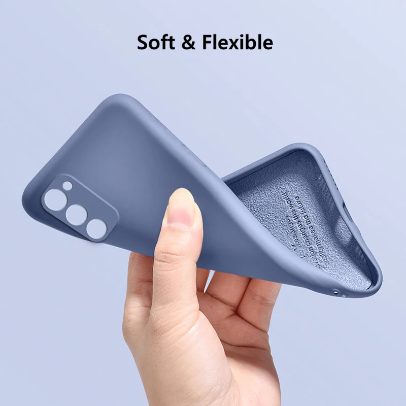 Para Xiaomi Poco M3 Pro Funda de goma de silicona líquida carcasa suave POCO M3 Pro 5G Funda para Xiaomi Poco M3 Pro F3 X3 NFC cubierta - imagen 4