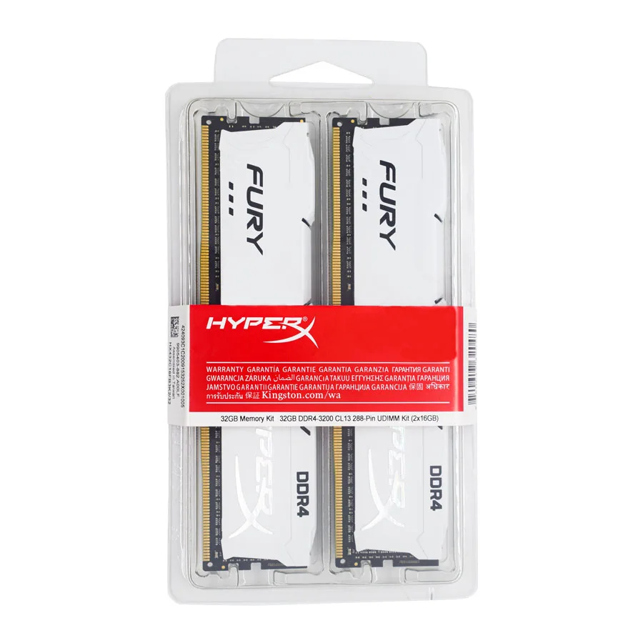 HyperX Fury Memoria DDR4 16GB (2x8GB) 32GB (2x16GB) Kit RAM 3200MHz 2666MHz 2400MHz 2133MHz RAM de escritorio 1,2V DIMM PC-21300 25600 - imagen 3