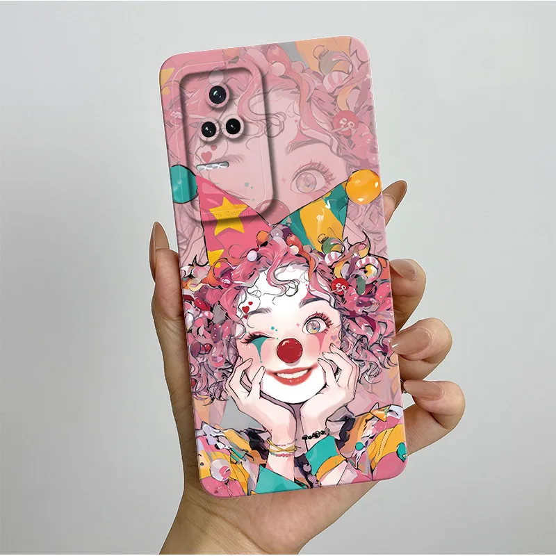 Funda a prueba de golpes para POCO F4 5G, bonitas flores de mariposa, funda trasera de silicona suave TPU para teléfono Xiaomi Redmi K40S - imagen 4