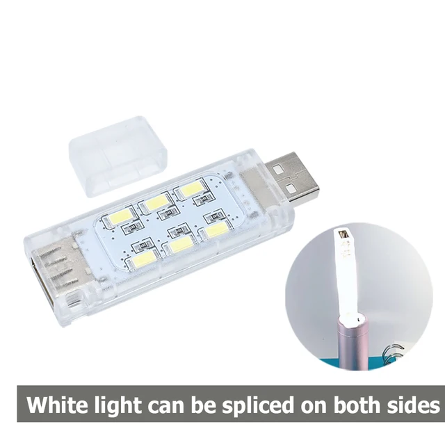 12 LEDS white