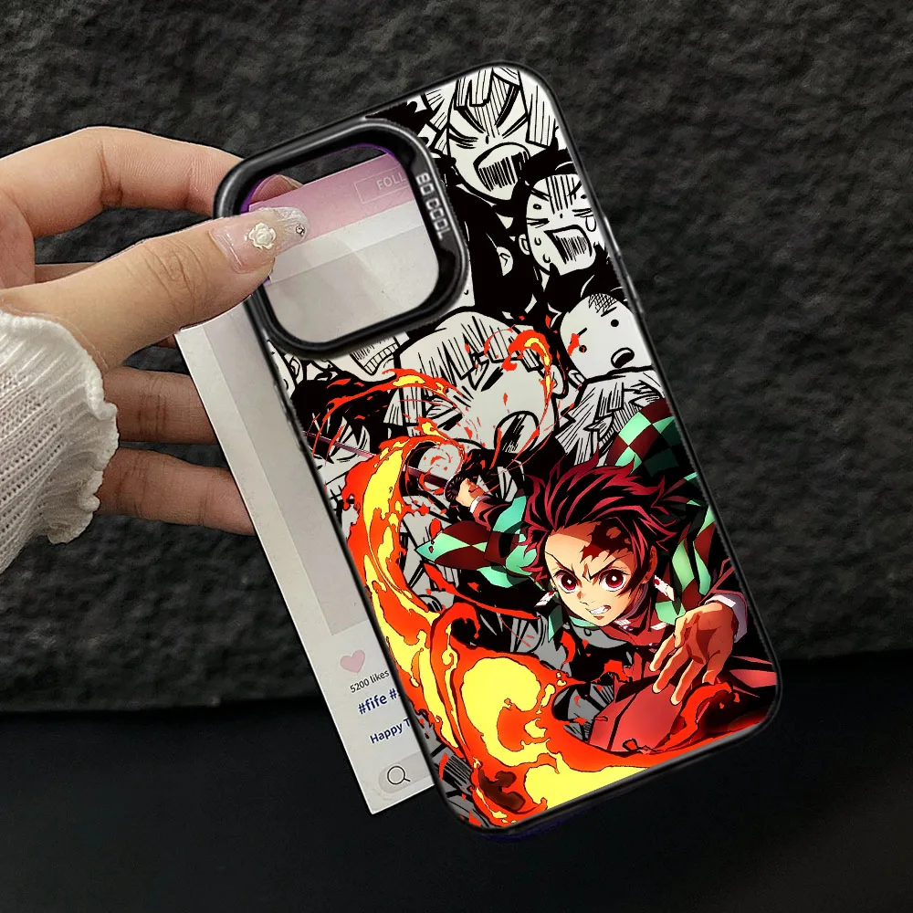 Funda de Anime con ojos Demon Slayer de cómic para Realme 14 5G Pro Plus 12 11 Pro C75 C53 C55 C35 C15 C12 C21Y C63 5 5I, cubierta mate IMD - imagen 5