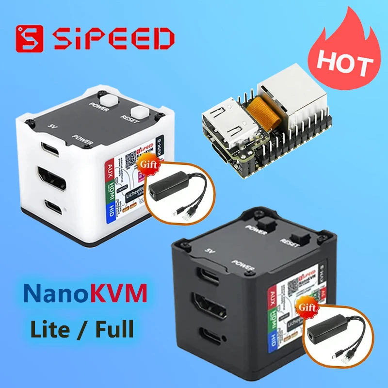 Sipeed NanoKVM Full NanoKVM Lite Mini Servidor de operación y mantenimiento de control remoto HDMI Raspberry Pi Lichee Nano KVM - imagen 2