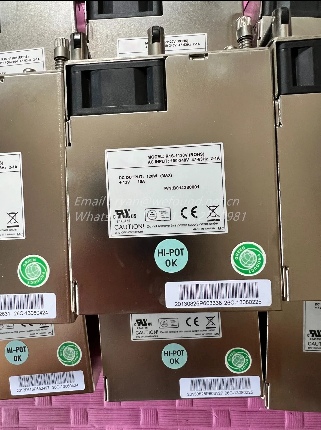 Fuente de alimentación, R1S-1120V, 120W - imagen 2