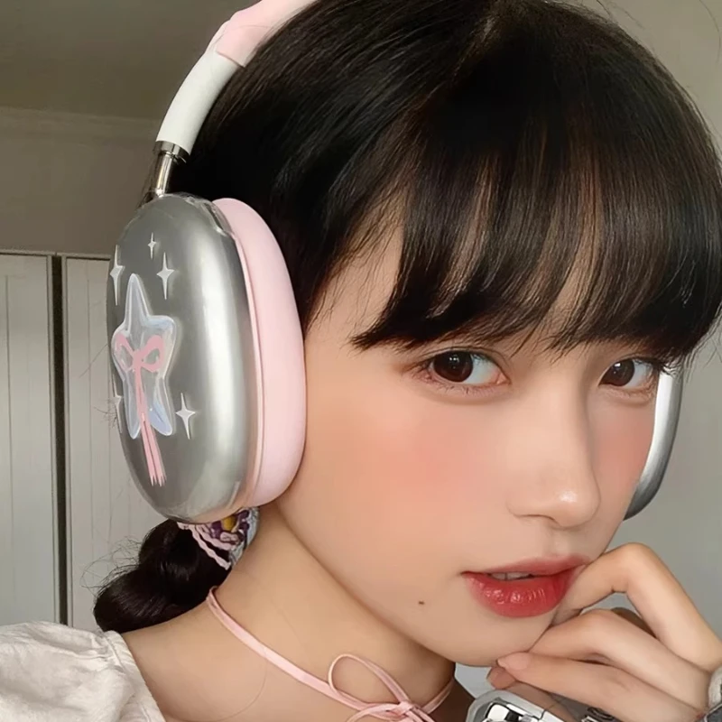 Xlittle Lab Original Stars funda para auriculares para AirPods Max2 carcasa suave transparente personalizada accesorios para auriculares funda protectora - imagen 2