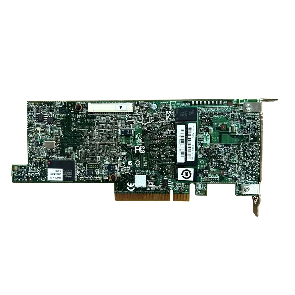 Original para LSI MegaRAID SAS 9266-8i Tarjeta de matriz inteligente LSISAS2008 6Gb Array 1G Cache RAID Card Controller Card - imagen 2