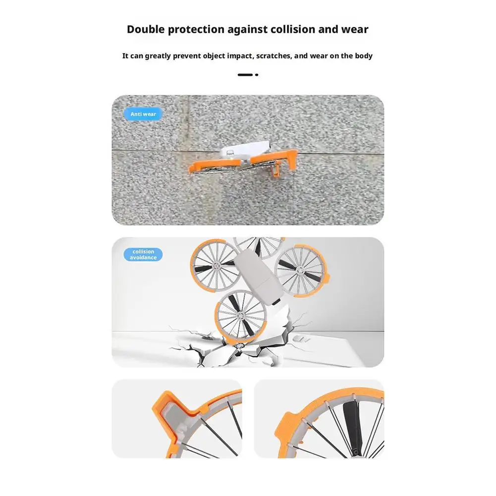 Para DJI FLIP anticolisión con trípode de altura accesorios de cubierta protectora anticaída y antiarañazos integrados - imagen 5