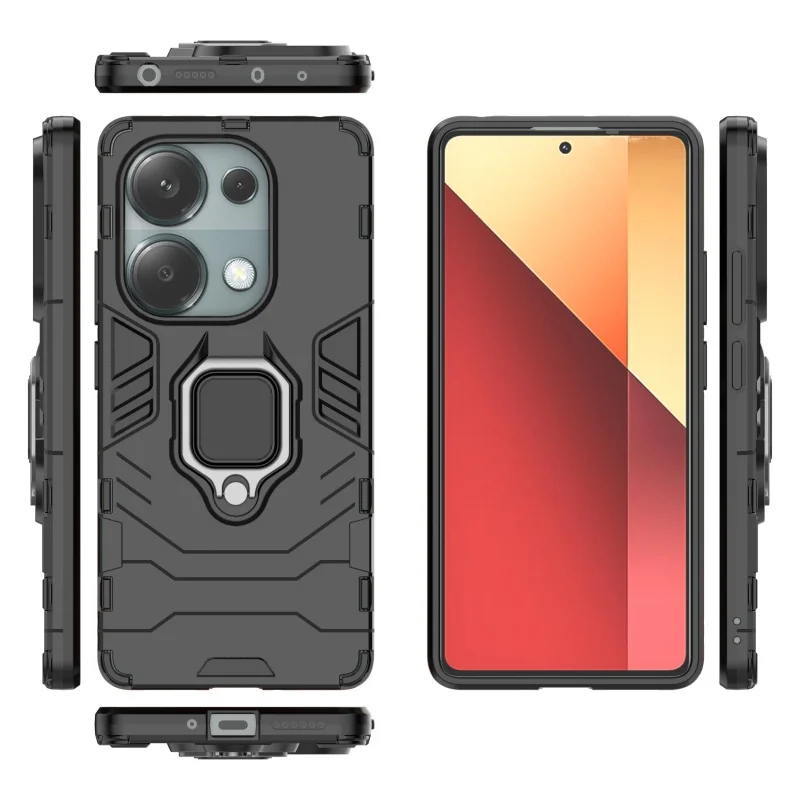 Para Redmi Note 14S funda Xiaomi Redmi Note 14S Capas nueva armadura teléfono trasero a prueba de golpes antigolpes soporte de anillo magnético Fundas - imagen 2
