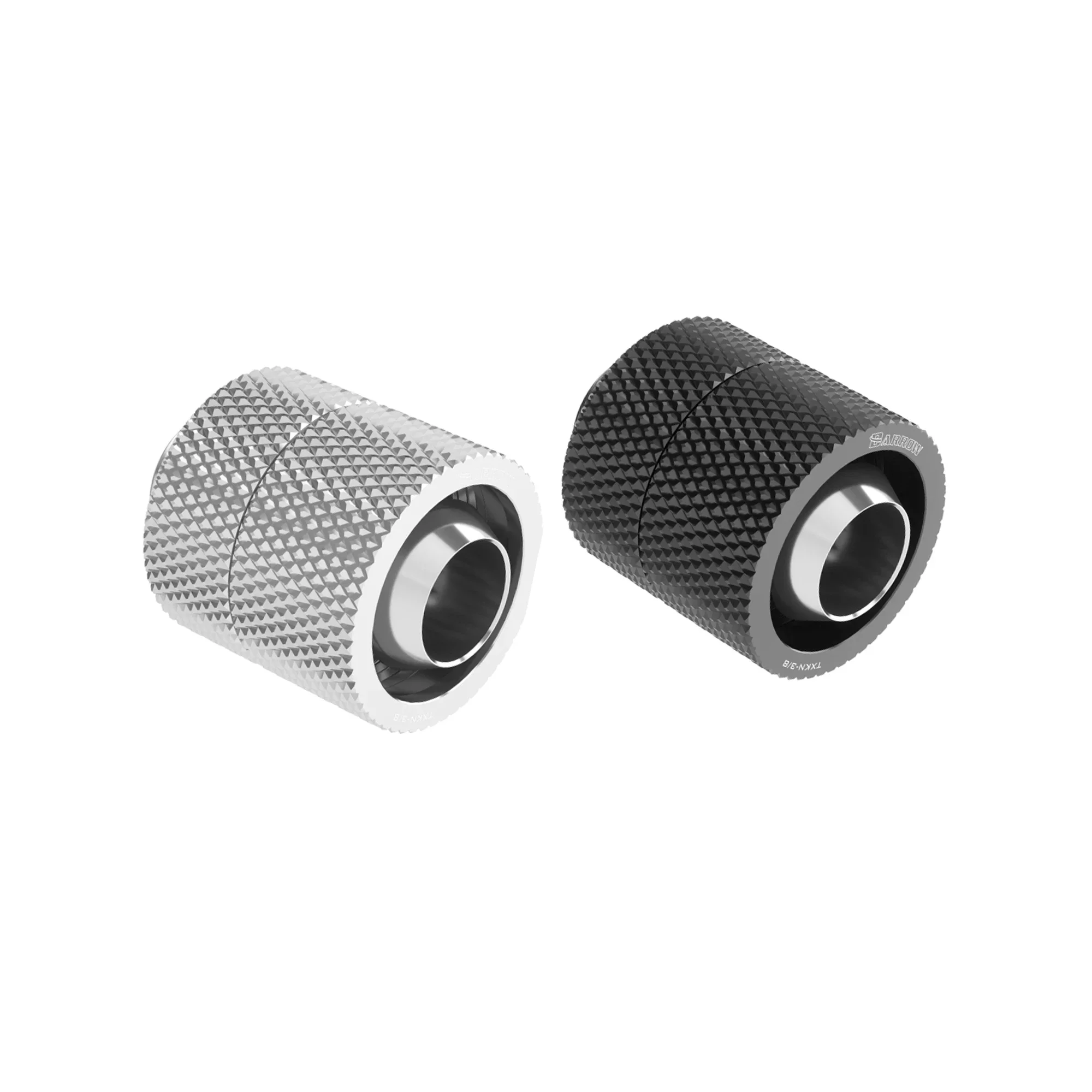 BARROW 8 Uds conector de manguera giratorio de 360 grados 9,5*12,7mm conector de tubo suave G1/4 para caja de PC construcción de enfriador de agua - imagen 2