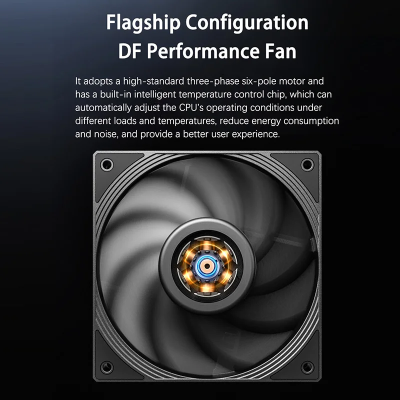 ID-COOLING A410 152mm de alto 4 tubos de calor enfriador de CPU gran volumen de aire 4PIN PWM para Intel LGA1851/1700/1200/115X y AMD AM5/AM4 - imagen 5