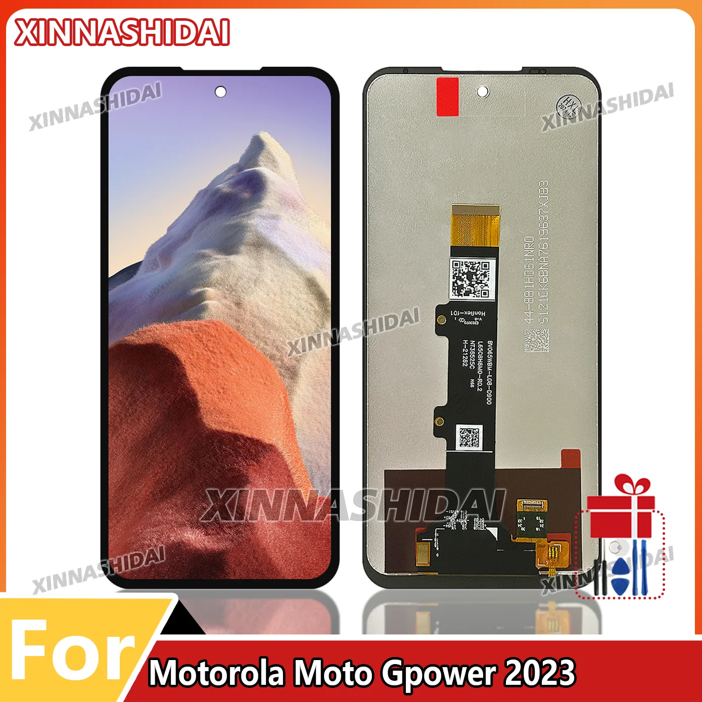 LCD probado para Motorola Moto Gpower 2023 pantalla LCD reemplazo del ensamblaje del digitalizador de pantalla táctil