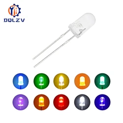 Diodo LED 5mm Super Brillante Transparente Multicolor Visibilidad