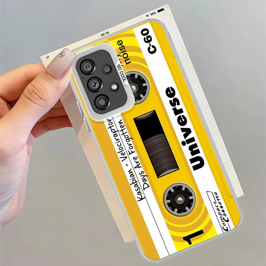 Funda para Samsung para Galaxy A15 A16 A34 A13 A32 A22 A12 A24 A25 A23 A14 funda suave patrón de cinta de la suerte - imagen 4