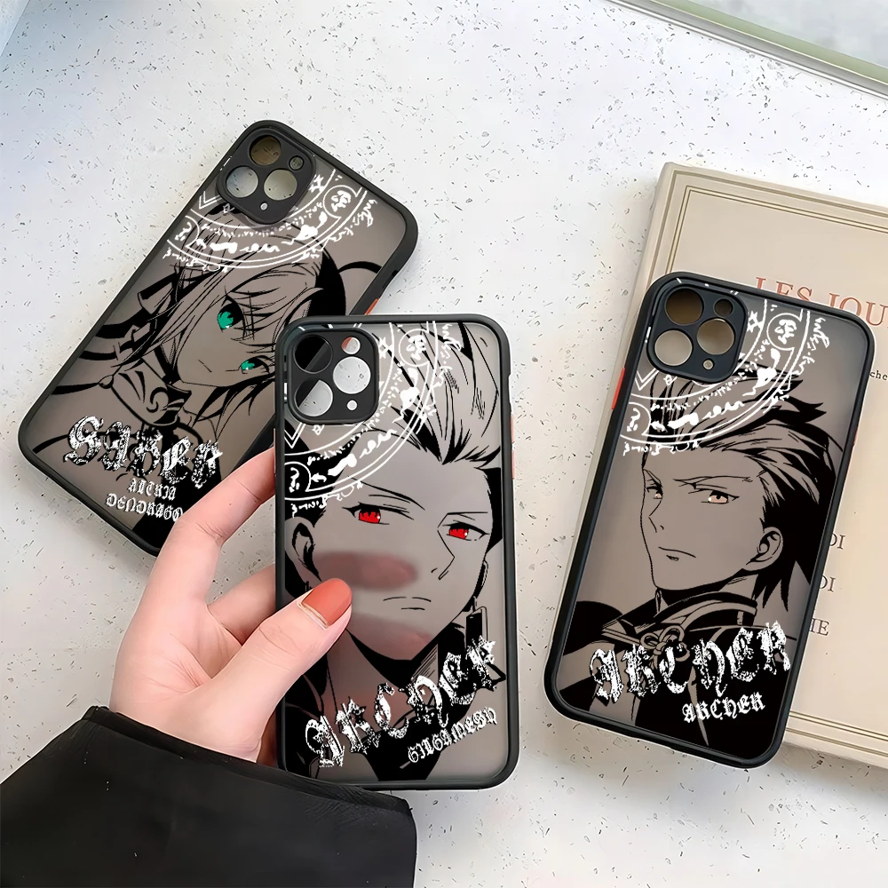 Funda de teléfono con dibujos de Anime Game OF-Fate Sabers para Samsung S24 S23 S22 S21 S20 S10 FE Note20 Note10 Plus Ultra Lite 5G