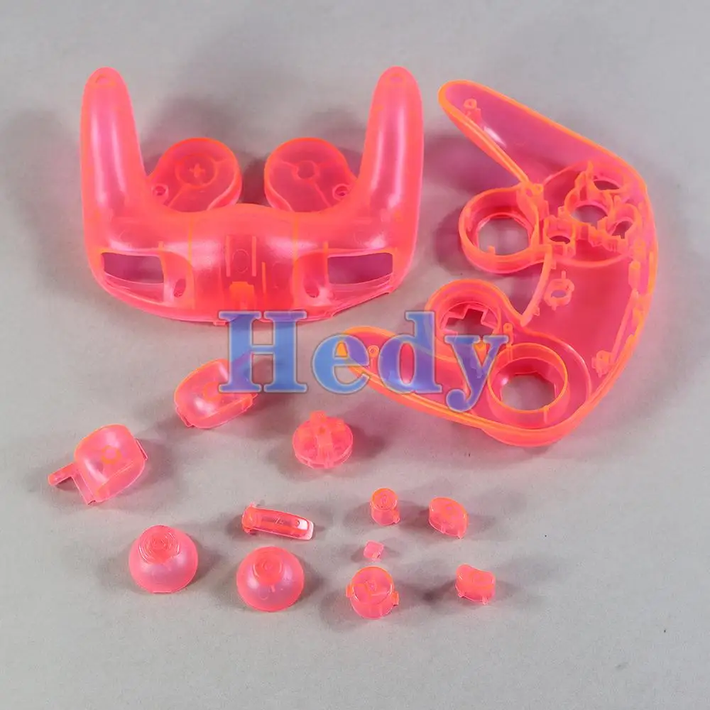 1 Juego para controlador NGC, carcasa frontal y trasera de repuesto con botón ABXY L R Z Dpad para mango Gamecube - imagen 2