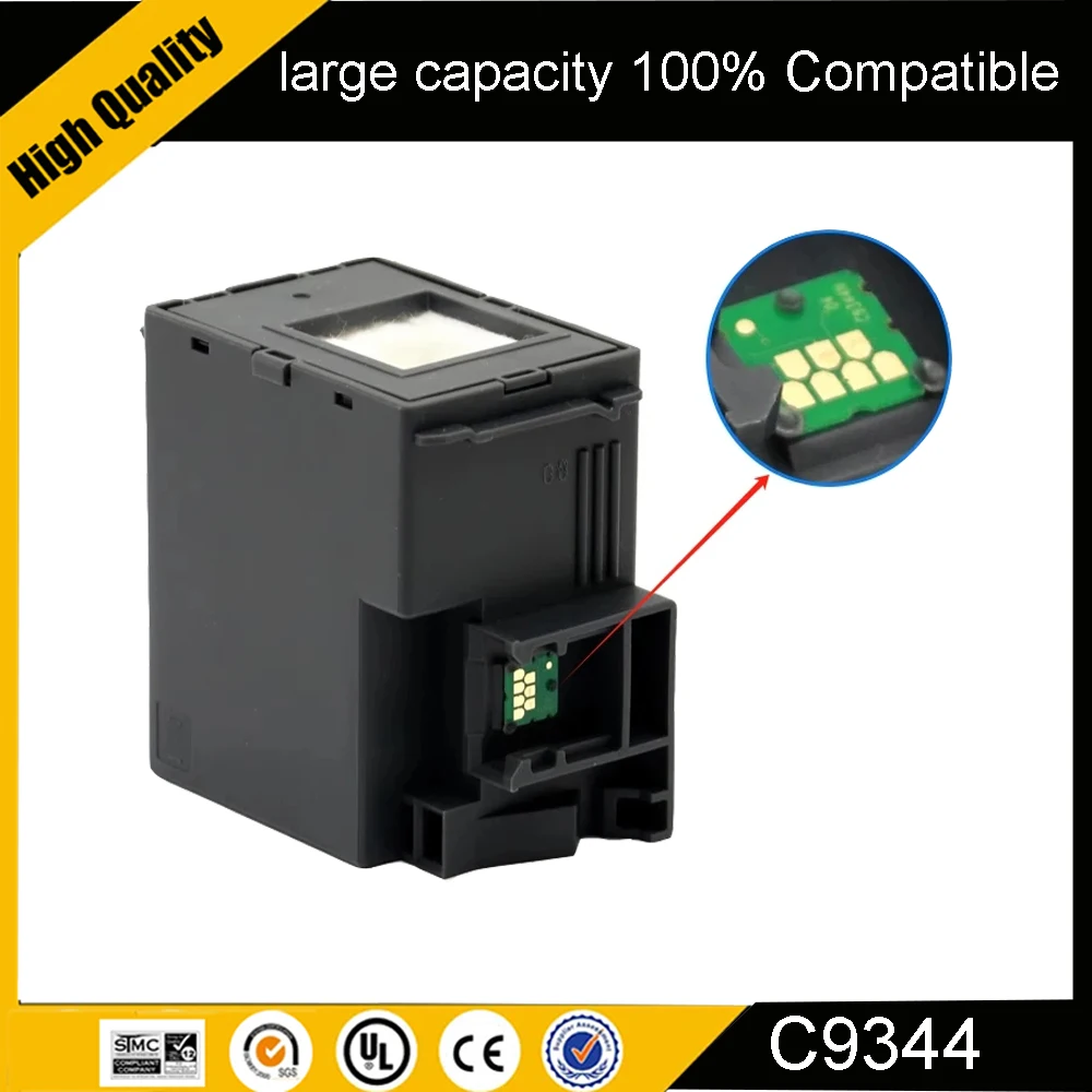 C9344 Tanque de caja de mantenimiento compatible con L5590 L3550 XP-2200 XP-2205L XP-3200 3205 4200 4205 2101 WF-2910 WF-2950 2930 2935 P