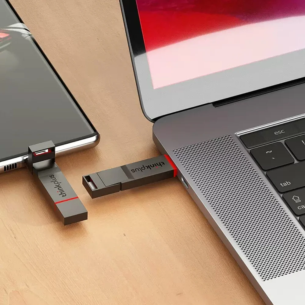 Thinkplus USB3.2 tipo C OTG doble puerto portátil estado sólido U disco USB Flash Drive 256GB 512GB 1TB Pen drive TU280 PRO Pendrive - imagen 5