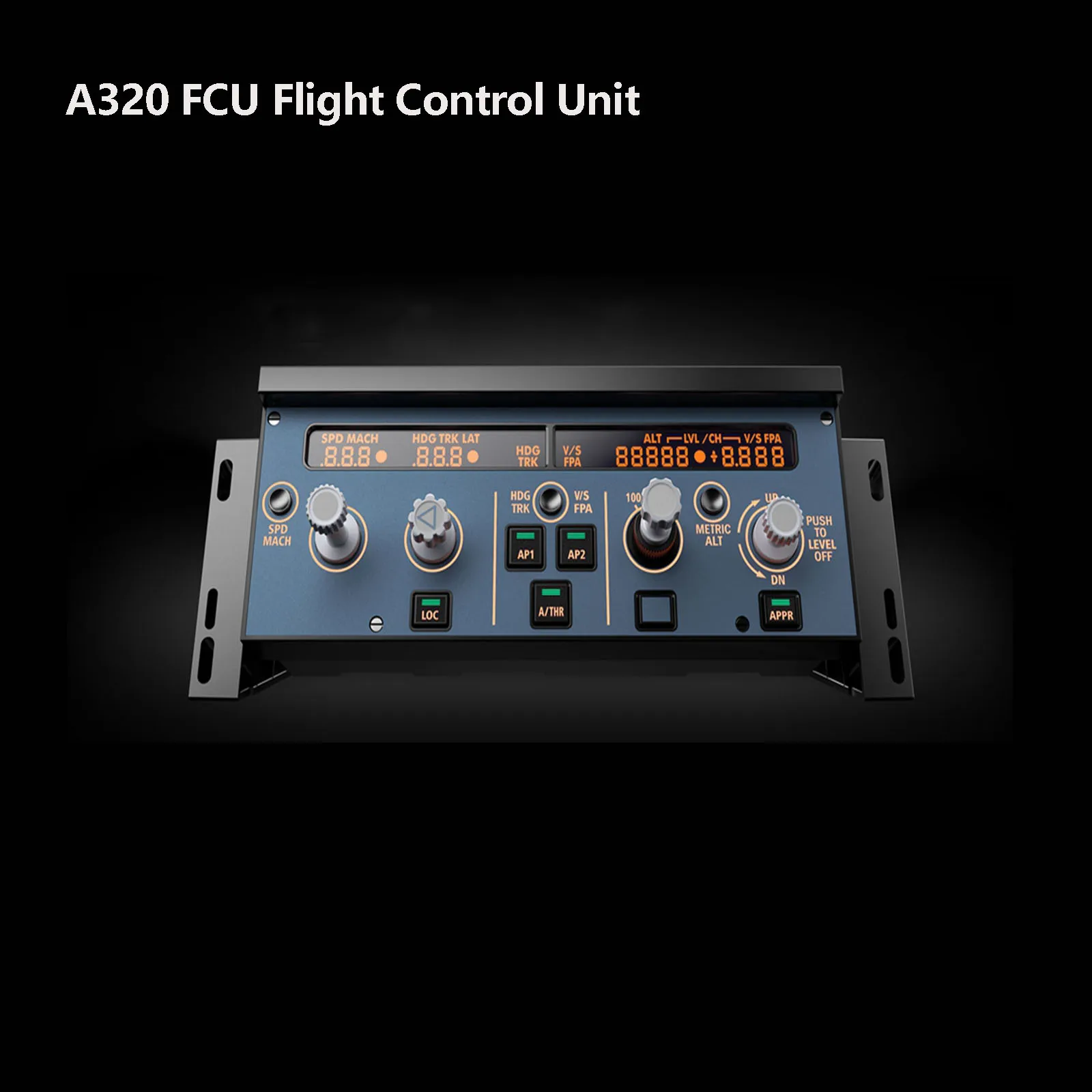 Simplayer WINWING A320 FCU Unidad de control de vuelo Panel X-Plane MSFS2020 Simulador de juego Modo de conducción dual Soporte para SIMAPP Plug a - imagen 2