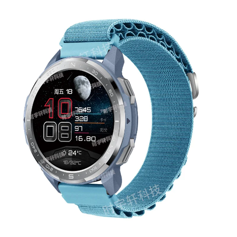 Correa de nailon para reloj inteligente, pulsera deportiva de 22mm para Honor Watch GS Pro, Honor Magic 2 de 46mm/GS 3/Huawei GT 3 GT 2 - imagen 2