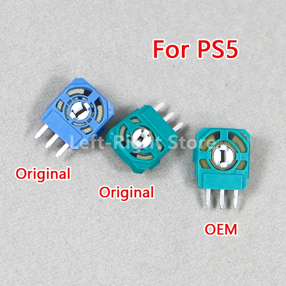 8 Uds analógico 2,3 K 3D Joystick Micro Mini interruptor resistencias de eje para Playstation 5 PS4 controlador junta para PS5