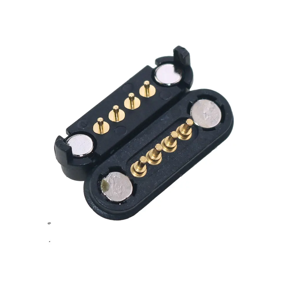 2 pares 2P 3P 4Pin 5Pin DC magnético Pogo Pin conector Pogopin macho hembra 2A impermeable alta corriente resorte cargado toma de corriente - imagen 5