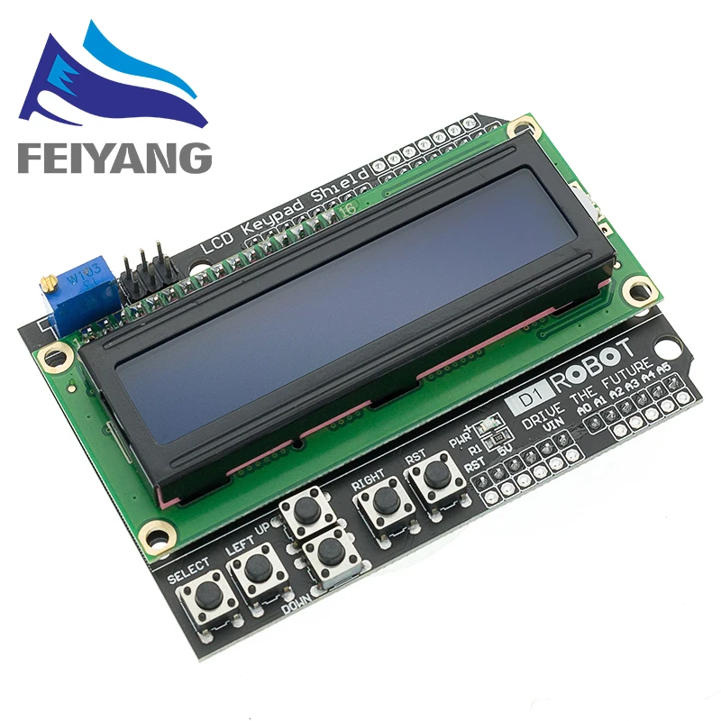 Escudo de teclado LCD LCD1602 LCD 1602 módulo pantalla azul para Arduino - imagen 3