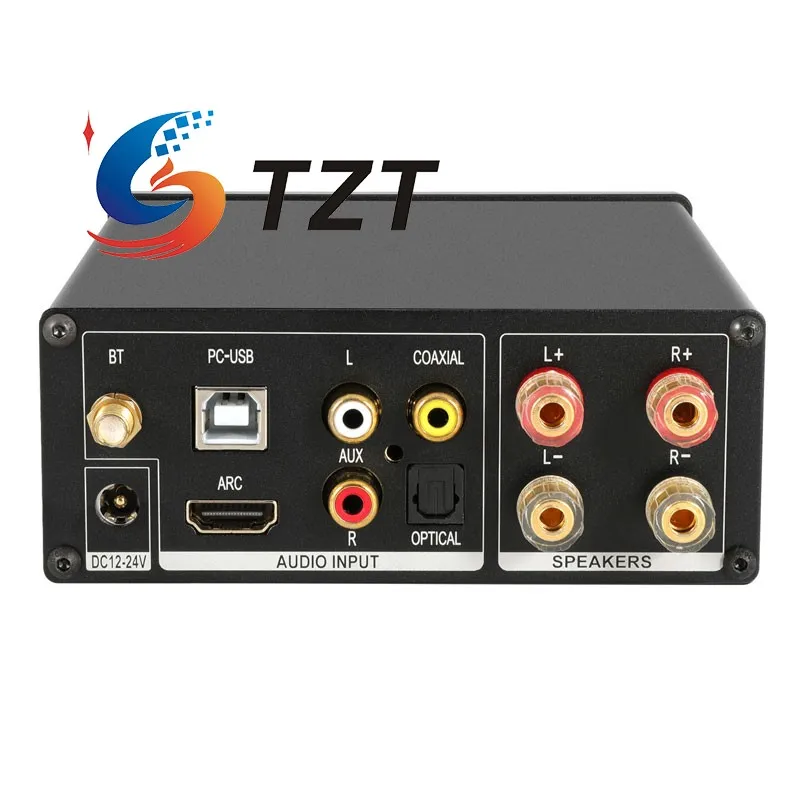 TZT PA200 200W Amplificador de potencia estéreo Transmisión digital Bluetooth5.3 Decodificador de audio con pantalla a color de 2 pulgadas - imagen 4