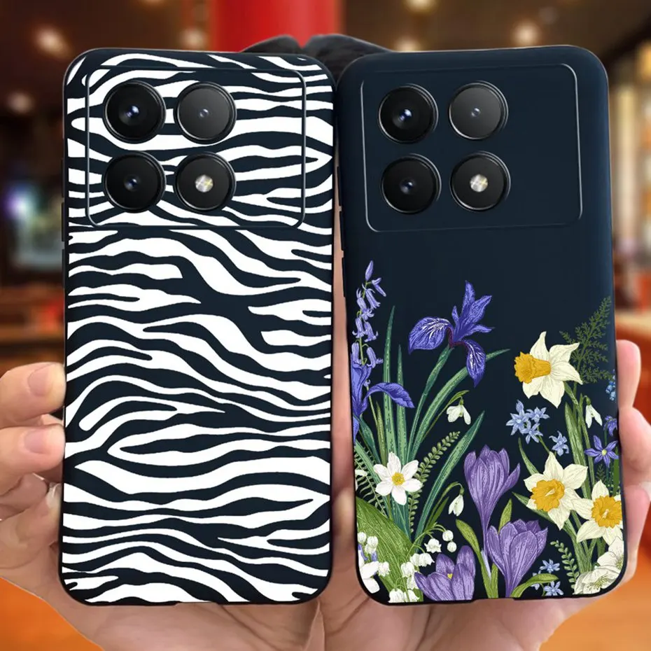 Funda de teléfono de Color caramelo para Xiaomi Redmi K70 Pro K70E K70, carcasa trasera delgada de silicona suave TPU para RedmiK70 K70Pro K70E 5G - imagen 3