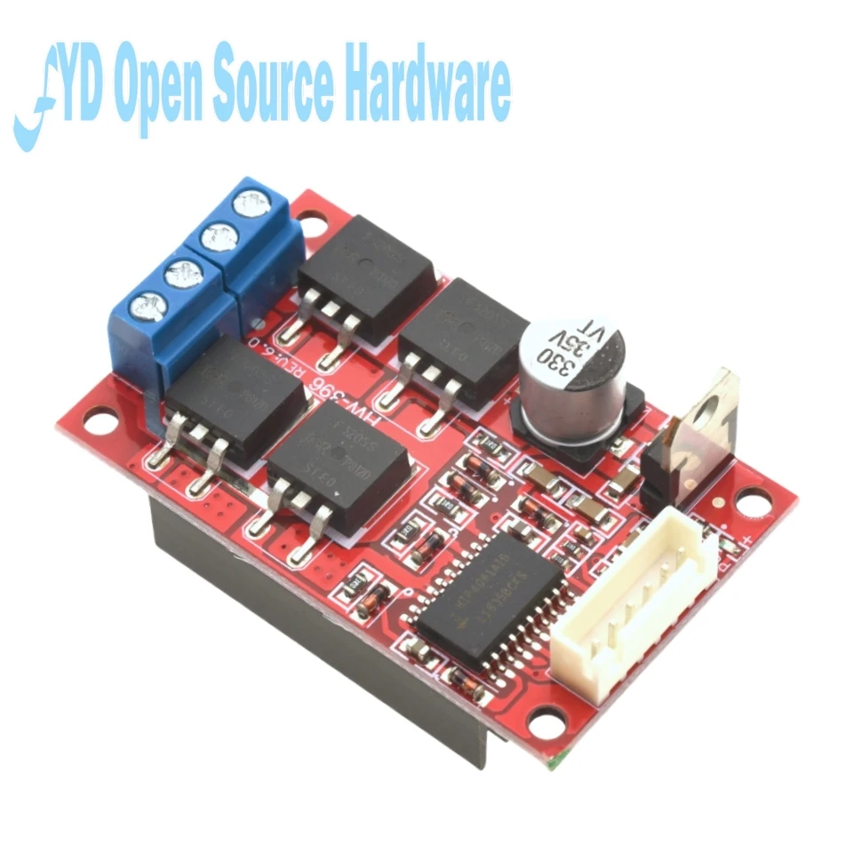 Placa controladora de motor CC de alta potencia de 450 W: admite entrada PWM completa, función de frenado y control de avance/retroceso de motores CC de 12-36 V - imagen 3