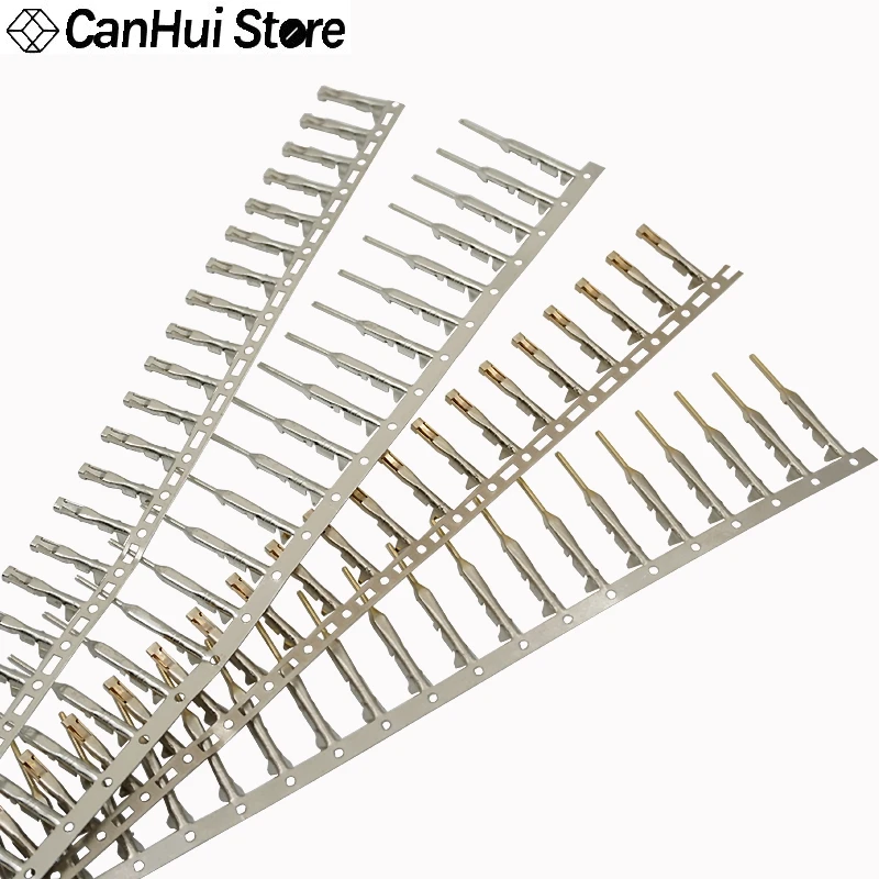 100/1000 unids Conector de Carcasa de Terminales Dupont 2.54mm Paso 1P Fila Simple Fuente de Impresión POWER SW / POWER LED+ / POWER LED- - imagen 5