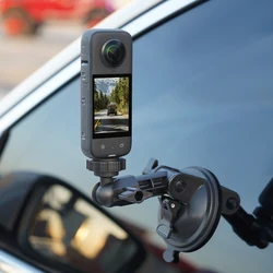 Soporte Ventosa Coche 360 GoPro DJI OSMO Action 4 5 Insta X5 X4 Móvil