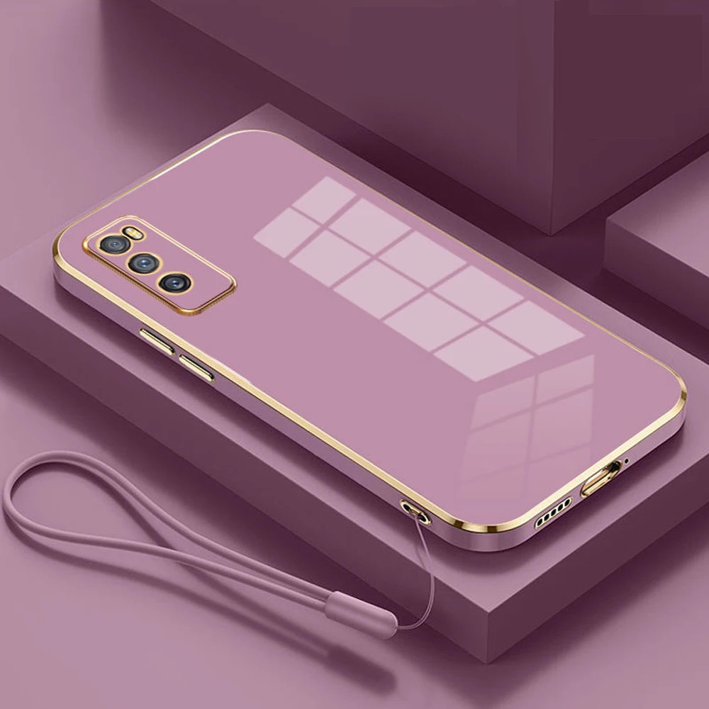 Para vivo V20 SE funda para Vivo V20se funda de teléfono V2022 V2023 cubierta trasera mate protección dura sensación de piel protección a prueba de golpes